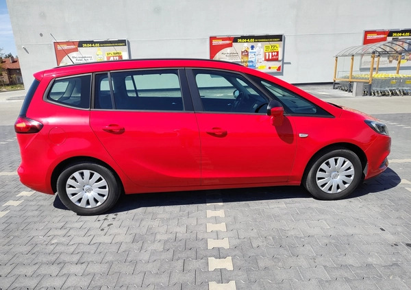 Opel Zafira cena 48777 przebieg: 160000, rok produkcji 2017 z Ogrodzieniec małe 301